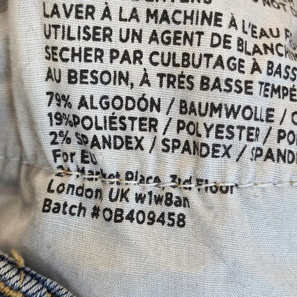 BDG High Rise Twig Ankle Jeans Denim Blue Women's Size‎ 29 - Picture 9 of 12